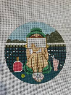 Pickle Ball Stitching Girl by Alice Peterson (thumbnail)