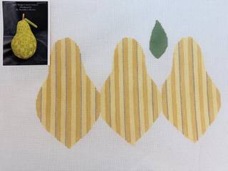 3D Pear Gold Stripe by Meredith Collection (thumbnail)