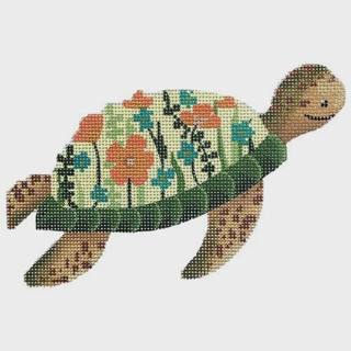 Floral Turtle by Madeleine Elizabeth (thumbnail)