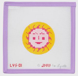 Sun Coaster #1 - Round by Julia’s Needleworks (thumbnail)