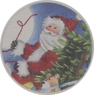 santa sleigh ornament by Melissa Shirley Designs (thumbnail)