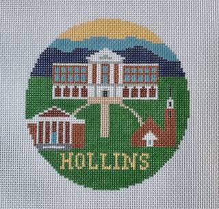 Hollins University Ornament by Blue Ridge Stitchery (thumbnail)