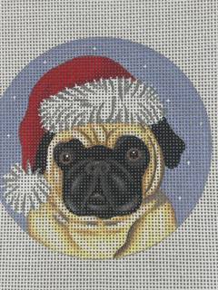Pug w/Santa Cap by Mary Lake Thompson (via Melissa Shirley) (thumbnail)