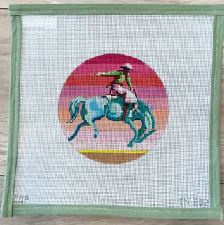 Cowboy rider by Colors of Praise Art Studio (thumbnail)