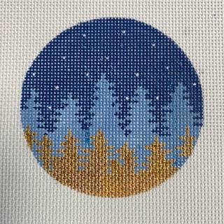 X304 Faded Night Trees by Alice Peterson (thumbnail)