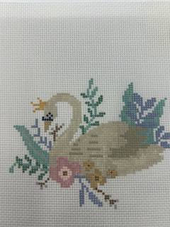 Seven Swans A Swimming by La Fete Needlepoint (thumbnail)