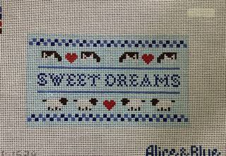 Sweet Dreams - Blue by Alice & Blue Needlepoint Designs (thumbnail)