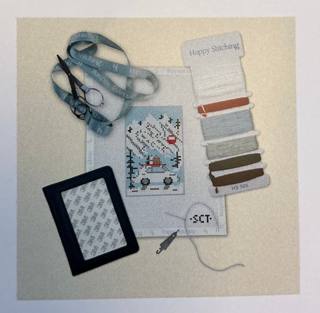 Passport Case Needlepoint Kit by Happy Stitching (thumbnail)