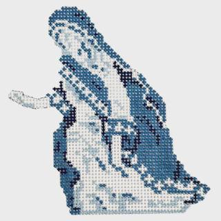 Wedgewood Nativity Mary by The Gingham Stitchery (thumbnail)
