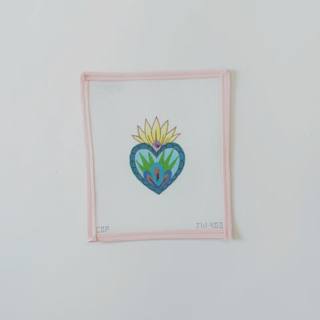 Sacred Heart Blue by Colors of Praise Art Studio (thumbnail)