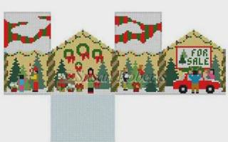 Tree Lot mini house by Liz Goodrick-Dillon (Tapestry Tent, via Susan Roberts) (thumbnail)
