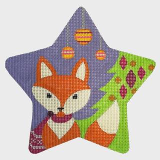 Mod Fox Star - Bright Colors by Eye Candy Needleart (thumbnail)
