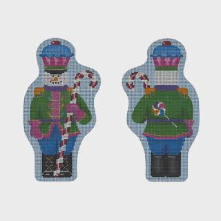Candy Cane Snowman Sentry by Pepperberry Designs (thumbnail)