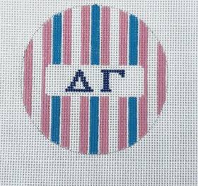3" round Delta Gamma 3R2-DG by Kangaroo Paw Designs (thumbnail)