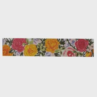 Grandma's Roses Key Fob by Atlantic Blue Canvas (thumbnail)
