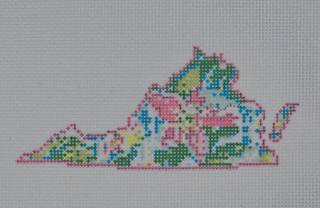State Palm Virginia by Blue Waters Needlepoint (thumbnail)