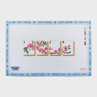 Tile Set Flowers Canvas by Penny Linn Designs (thumbnail)