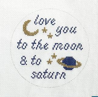 Love you to the moon by Olivia Grace Needlepoint (thumbnail)