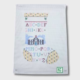 Little Women Collection Orchard House Stocking Canvas by The Plum Stitchery (thumbnail)