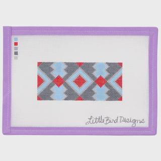Coyoacan Grey, Blue & Red by Little Bird Designs (thumbnail)