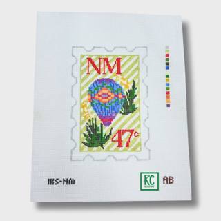 New Mexico Stamp Canvas by Initial K Studio (thumbnail)