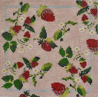 Strawberry Pillow by The Plum Stitchery (thumbnail)