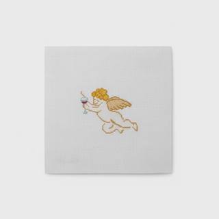 Wine Cupid by Dogwood Needlepoint (thumbnail)