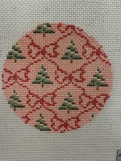 Holiday Bows and Trees Round by Arden Gray Co. (thumbnail)