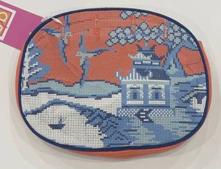 Bermuda Bag - Blue Willow Salmon by Ann Kaye Studio (thumbnail)