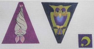 Zecca ZE745 Owl and Bat Scissor Case by Zecca (thumbnail)