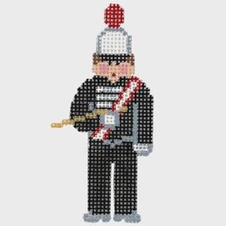NCSU Drum Major - Tiny Figures by Kathy Schenkel (thumbnail)