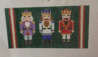 Nutcracker Trio,Clutch Insert by Liz Goodrick-Dillon (Tapestry Tent, via Susan Roberts) (thumbnail)