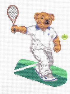 Girl Tennis Bear by Skooters Designs (thumbnail)
