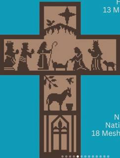 Nativity Cross NKK315A by Audra Designs (thumbnail)