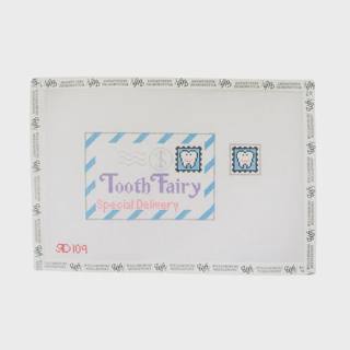 Blue Tooth Fairy Letter Canvas by Rachel Donley (thumbnail)