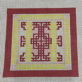 The Dale Square - Pink/Yellow by KCN Designers (thumbnail)