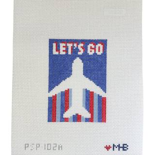 Passport: Lets Go, red and blue by Love MHB Studio (thumbnail)
