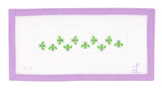 Green Bees Key Fob by Lycette Designs (thumbnail)