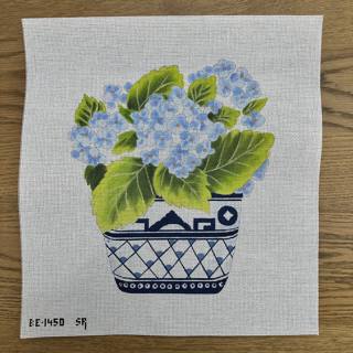 Shaped Hydrangea in Willow Ware by Liz Goodrick-Dillon (Tapestry Tent, via Susan Roberts) (thumbnail)