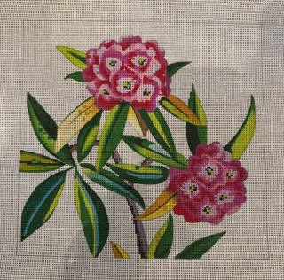 Bright Pink Flowers by Colors of Praise Art Studio (thumbnail)