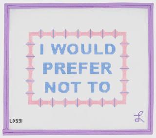 I Would Prefer Not To by Lycette Designs (thumbnail)