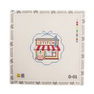 D-01 12 Days of Needlepoint Needlepoint Shop (Copy) by Lauren Bloch Designs (thumbnail)