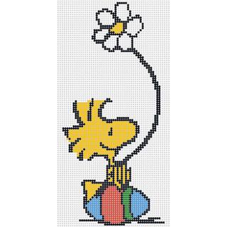 Officially Needlepoint PNTS-EAST3 - Woodstock on Easter Egg w/Daisy by Officially Needlepoint (thumbnail)