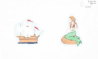 Fairytales Mermaid and Ship by Stitch Style Needlepoint (thumbnail)