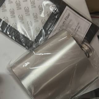 Self-Finishing Leather Flask - Black by KCN Designers (thumbnail)