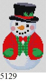 Roly Poly, Snowman by Liz Goodrick-Dillon (Tapestry Tent, via Susan Roberts) (thumbnail)