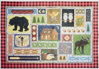 Silver Needle ADK Rug Needlepoint Canvas by Silver Needle (thumbnail)