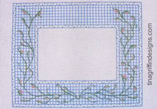 FR-012 Blue Vine Frame by Tina Griffin Designs (thumbnail)
