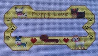 Puppy Love Bone Ornament by Danji Designs (thumbnail)