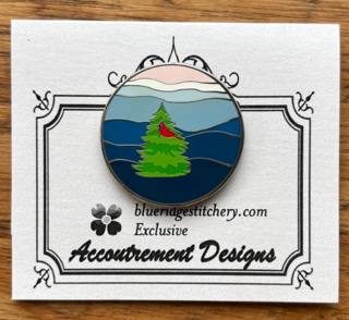 Blue Ridge Cardinal Needle Minder by Blue Ridge Stitchery (thumbnail)